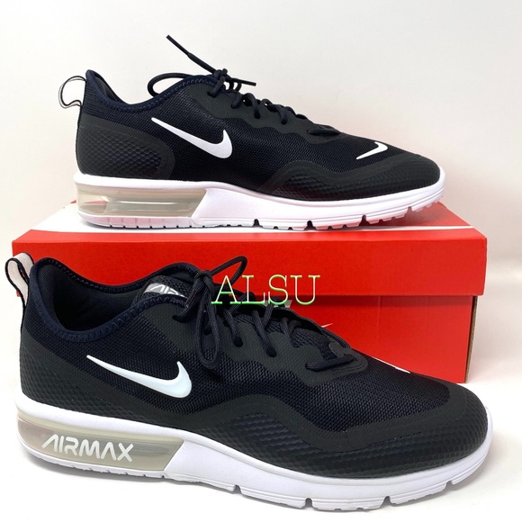 Nike Air Max Sequent 4.5 Black Women’s Sneakers - Picture 2 of 11